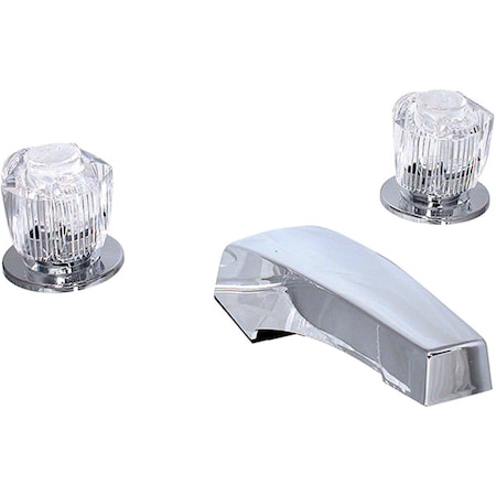 Valterra Valterra Products PF214304 Brass Two-Handle Garden Tub Faucet with Adjustable Center; Chrome - 8 x 24 in. PF214304